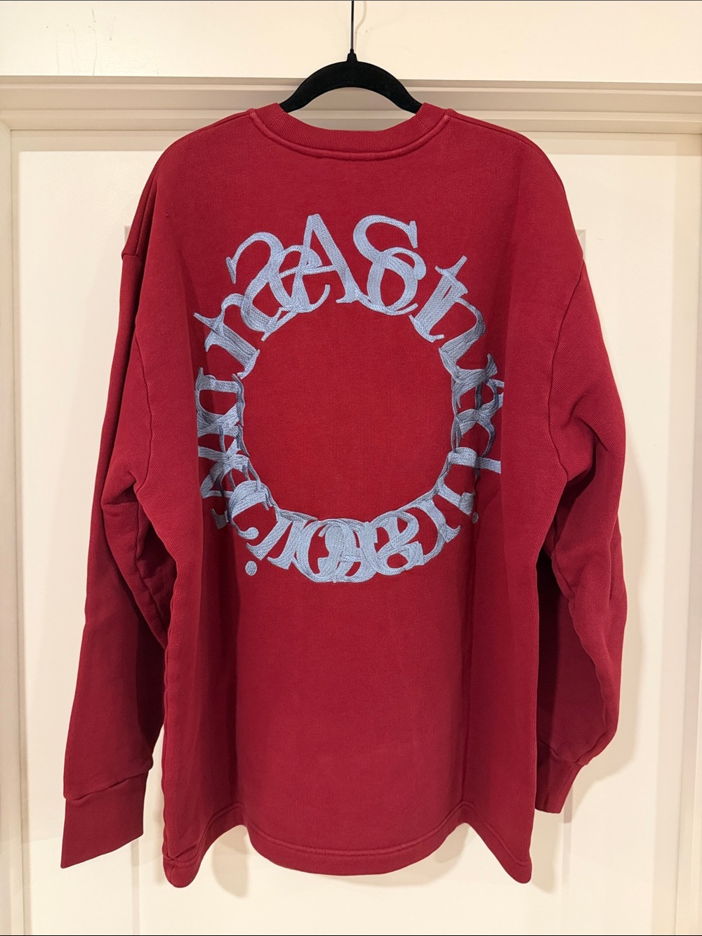 Acne Studios Men's Crimson Crewneck Sweatshirt